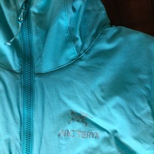 Arc’teryx lightweight jacket. Atom SL.